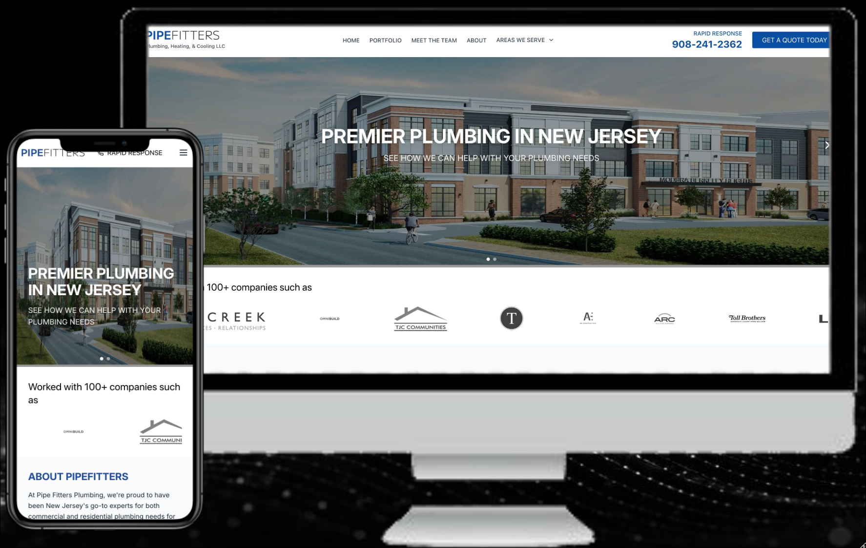 Plumbing Website after
